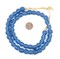 The Bead Chest African Recycled Glass Beads, 11mm - Full Strand Eco-Friendly Fair Trade Sea Glass Beads from Ghana Handmade Ethnic Round Spherical Tribal Boho Krobo Spacer Beads